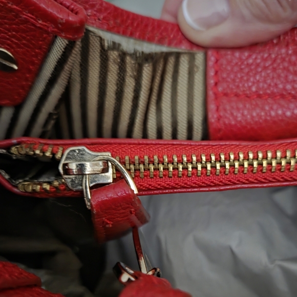 Fendi Zucca Baguette Tote Shoulder Bag Brown/Pink Leather Trim - Picture 15 of 15